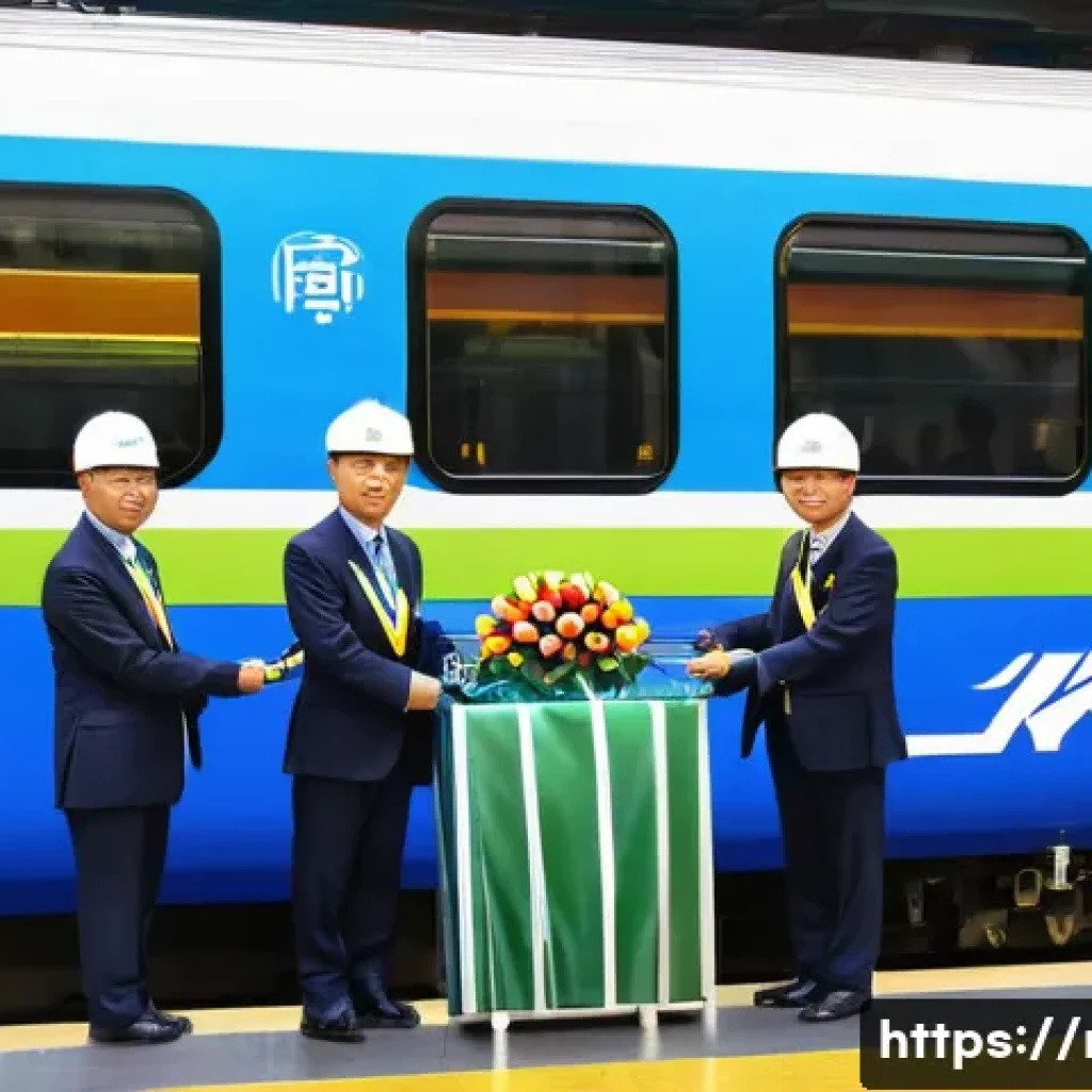 철도기사 실무자 인터뷰 - **Image Prompt: KTX 20th Anniversary Celebration with Dedicated Staff**
A vibrant, celebratory i...