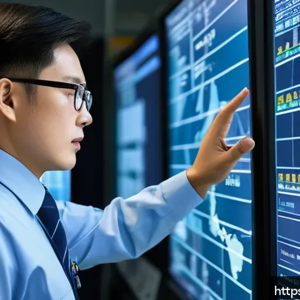 철도기사와 관련된 공기업 취업 정보 - A professional railway engineer in a modern control room, wearing a clean, neat uniform with a visib...